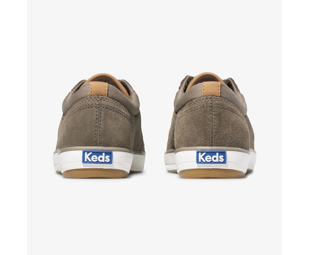 Πανινα Παπουτσια Γυναικεια - Keds Center Suede - Ελιά - GWXUF9468